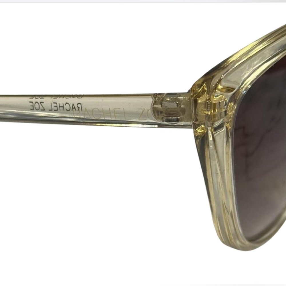 RZ by Rachel Zoe Nina Cat Eye Sunglasses in Nude / Crystal Brown - MSRP $98 - Picture 6 of 8